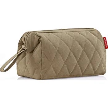 Cestovní taška Reisenthel Travelcosmetic Rhombus Olive 4 L REISENTHEL-WC5046