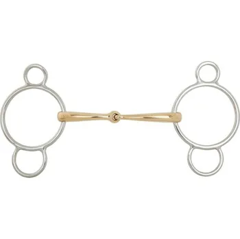 Udidlo pro koně Udidlo pessoa BR Soft Contact jednou lomené 135mm/16mm