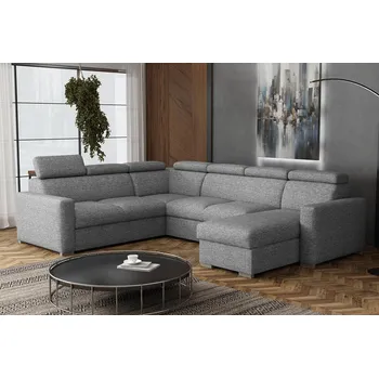 Sedací souprava Falco Sedací souprava Petrit U pravá Aragon šedá