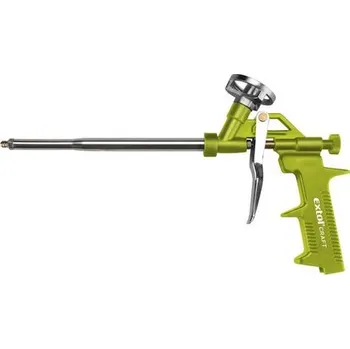 Vytlačovací pistole Zrušeno! nahrazeno výrobkem 85011, pistole na pu pěnu, s regulací průtoku, plastový rám EXTOL CRAFT 85010