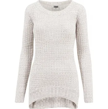 Dámský svetr Ladies Long Wideneck Sweater - offwhite XXL