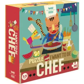 Puzzle Londji Puzzle Chci být šéfkuchařem 36 dílků