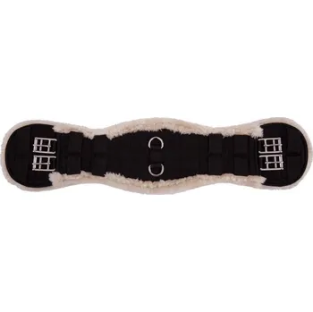 Podbřišník Drezurní podbřišník BR s beránkem černý/přírodní 65cm