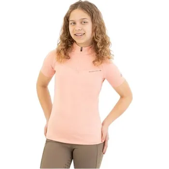 Dětské jezdecké tričko BR Eevolv coral almond (128)