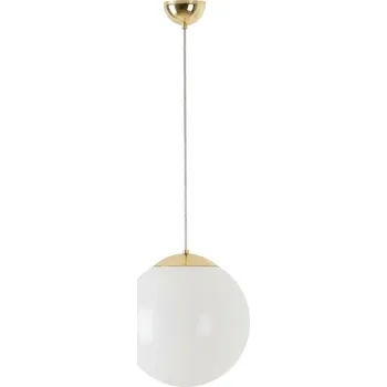 OSMONT ISI64299 ISIS S2 PM závěsné plastové svítidlo mosaz leštěná / bílá IP40 3000 K 20W LED