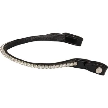Čelenka ACAVALLO Round Crystals černá - pink COB
