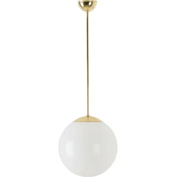 OSMONT ISI63374 ISIS P2 PM závěsné plastové svítidlo mosaz leštěná / bílá IP40 3000 K 20W LED