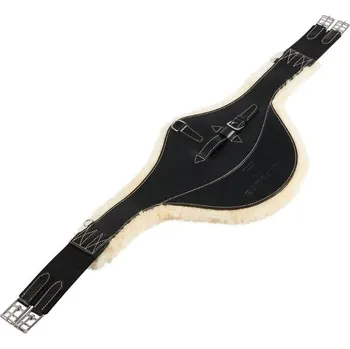 Podbřišník Okopávací podbřišník EQUESTRO s beránkem černý 110cm