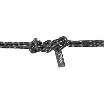 Provazová ohlávka POOLS Twin s vodítkem black