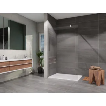 Lansanit - Sprchová zástěna Walk-IN 1400, chrom, čiré sklo LAN05042