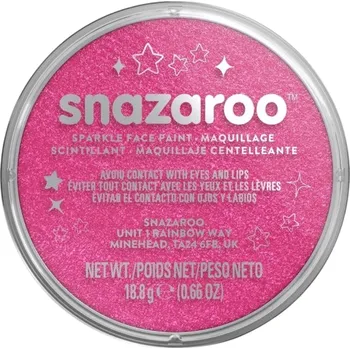 Speciální výtvarná barva Barva na obličej Snazaroo - třpytivá růžová - 18 ml - 1118581