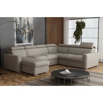 Sedací souprava Falco Sedací souprava Petrit U levá Aragon hnědošedá