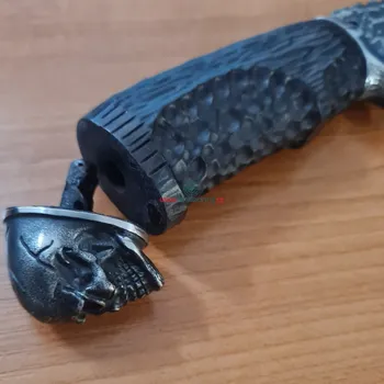 Kuchyňský nůž II. jakost - lovecký nůž Dellinger Skull VG-10