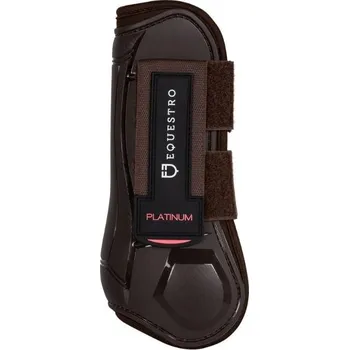 Koňské kamaše Šlachové chrániče EQUESTRO Platinum hnědé PONY