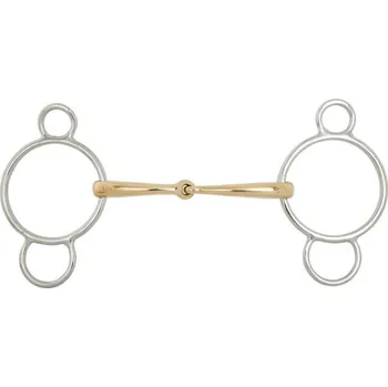 Udidlo pro koně Udidlo pessoa BR Soft Contact jednou lomené 125mm/12mm