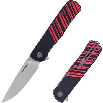 Sebeobrana REAL STEEL Nůž zavírací KARLY hladké ostří ČERNÝ/ČERVENÝ + Doprava zdarma na další nákup