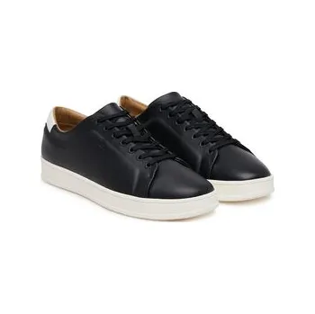 Pánské tenisky Sneakersy Calvin Klein Pure Low Laceup Cupsole Hf Lth HM0HM01859 Černá 46