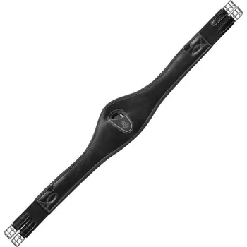 Jezdectví Podbřišník ACAVALLO anatomický kožený černý 115cm