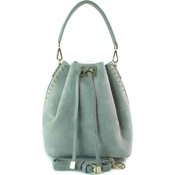 Kabelka Kabelka z broušené kůže Vera Pelle MK46C šedá