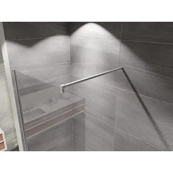 Lansanit - Sprchová zástěna Walk-IN 1000, chrom, matné sklo LAN05038