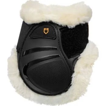 Koňské kamaše Strouhačky EQUESTRO Ruby Young Horse s beránkem černé FULL