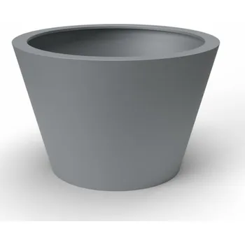 Květináč Květináč CONEA XXL, sklolaminát, výška 90 cm, šedá