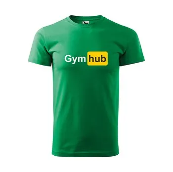 Pánská móda Tričko s potiskem Gymhub: zelené 3XL