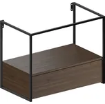 GSI PURA konstrukce pod umyvadlo 82,6x46cm, černá mat/ořech MSAP82N