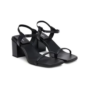 Dámské sandále Sandály Calvin Klein Block Heel Sandal 75 Lth HW0HW02650 Černá 40