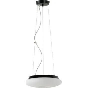 OSMONT SAT60951 SATURN L1 závěsné skleněné svítidlo černá / bílá IP20 4000 K 16W LED