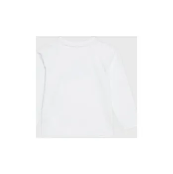 Oblečení a móda Calvin Klein Jeans Halenka Monogram IN0IN00005 Bílá Regular Fit 62