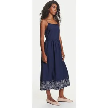 Dámské šaty United Colors Of Benetton Letní šaty 4KUSDV0B7 Tmavomodrá Regular Fit L