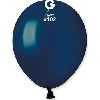 Party dekorace Balonky Gemar Navy modré 13 cm - 100 ks