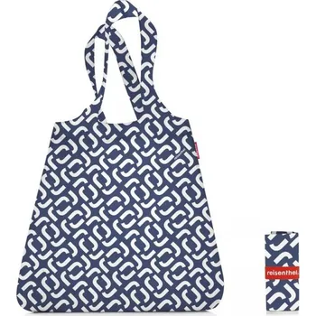 Nákupní taška Reisenthel Mini Maxi Shopper SIGNATURE NAVY, skládací taška