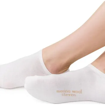 Pánské ponožky Dámské ponožky MERINO WOOL 130 BRUSHED WHITE 35-37