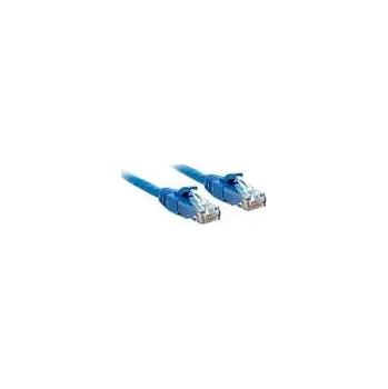 Datový kabel LINDY 48020 RJ45 síťové kabely, propojovací kabely CAT 6 U/UTP 5.00 m modrá 1 ks
