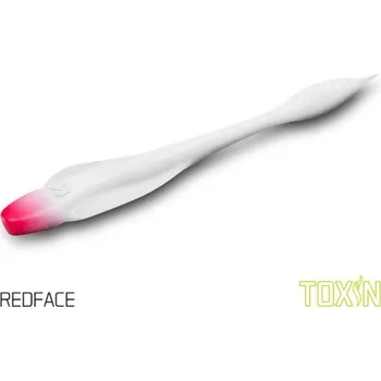 Rybářský háček 8ks - Gumová Nástraha Delphin TOXIN UVs 8cm 2gr Redface