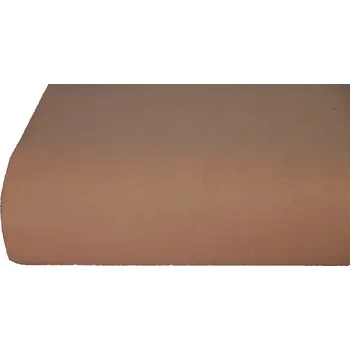 Prostěradlo TP Bavlněné prostěradlo klasické 140x225 cm hnědé