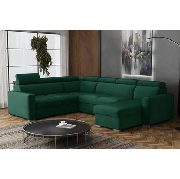 Sedací souprava Falco Sedací souprava Petrit U pravá Kronos zelená