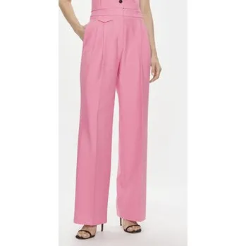 Dámské kalhoty Hugo Kalhoty z materiálu Helepher 50508637 Růžová Relaxed Fit 40