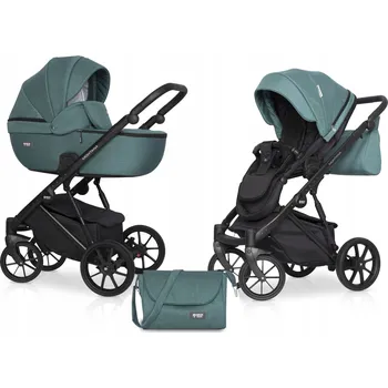 Kočárek KOČÁREK 2V1 MONTANA RIKO BASIC OTOČNÉ SEDADLO + MOSKYTIÉRA TAŠKA FÓLIE