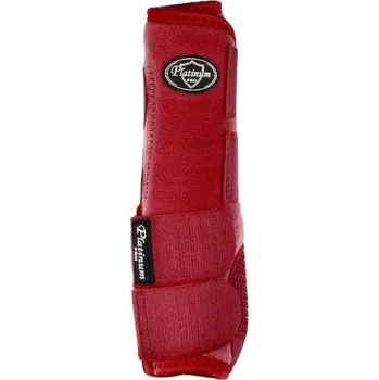 Koňské kamaše Westernové kamaše PLATINUM PRO Star přední red (M)