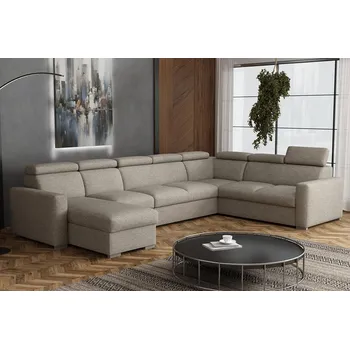 Sedací souprava Falco Sedací souprava Petrit U1 levá Aragon hnědošedá