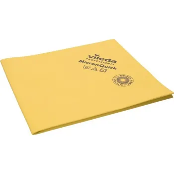 Utěrka Vileda Professional VILEDA Utěrka z mikrovlákna MicronQuick žlutá, 38 x 40 cm - 5 ks