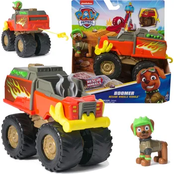Figurka Spin Master Tlapková patrola Rescue Wheels Terénní vozidlo s figurkou Boomer 6cm