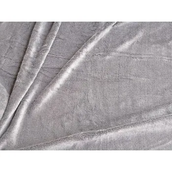 Prostěradlo Prostěradlo mikroplyš SVĚTLE ŠEDÉ 180x200 cm