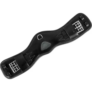 Podbřišník Drezurní podbřišník ACAVALLO anatomický kožený černý 65cm