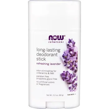 Now Foods Deodorant s vůní levandule s prodlouženým účinkem 62 g