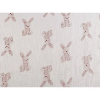 Mušelín / dvojitá gázovina zajíček