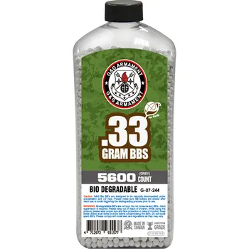 Airsoftová kulička G&G BIO 0,33g 5600ks láhev Šedé